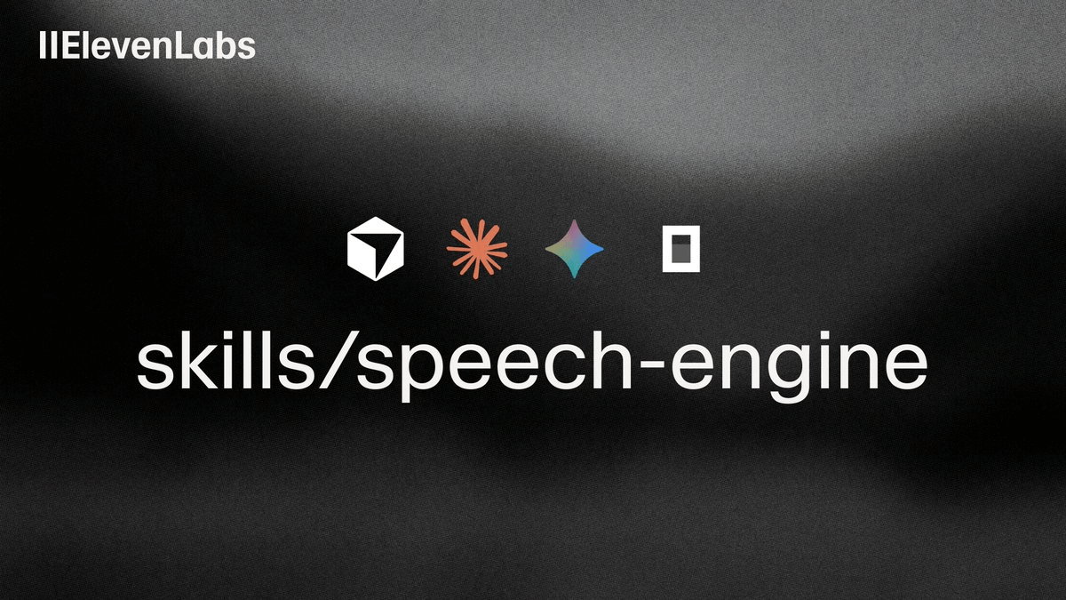 ElevenLabs' Speech Engine Turns Any Chat Agent Into a Voice Agent Instantly