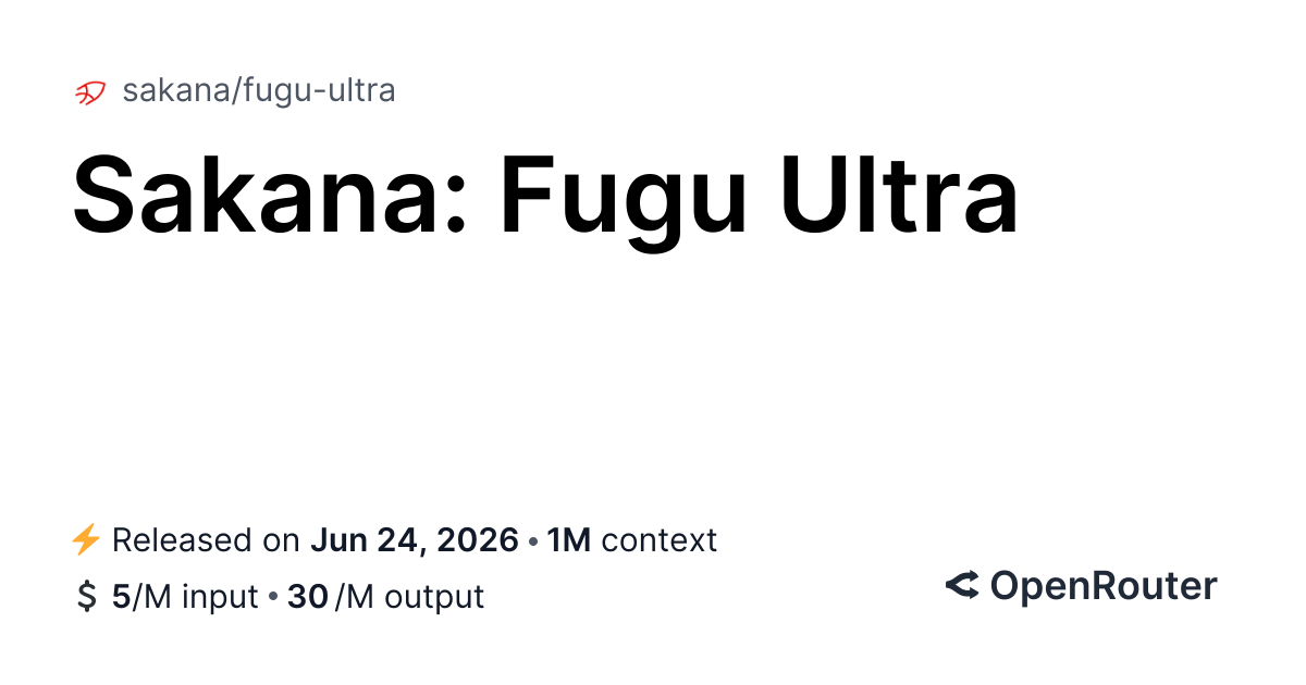 Sakana AI's Fugu Ultra Beats Frontier Models by Coordinating Them