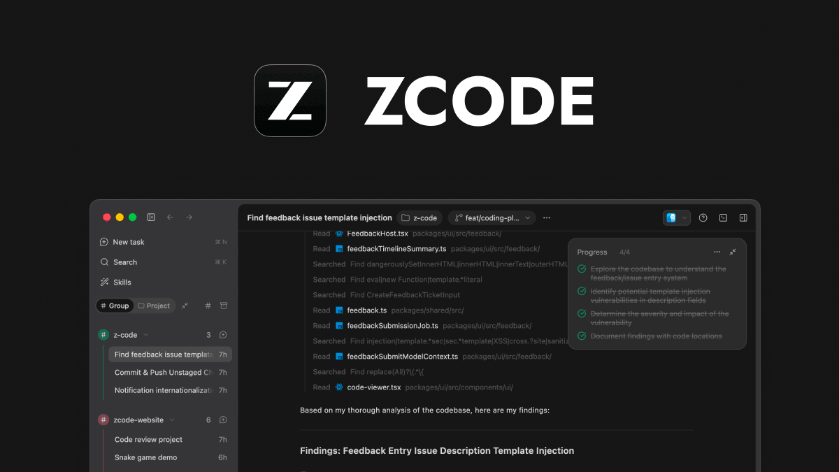 Z.ai's ZCode Ships a Desktop Agent Built Around GLM-5.2's 1M-Token Window