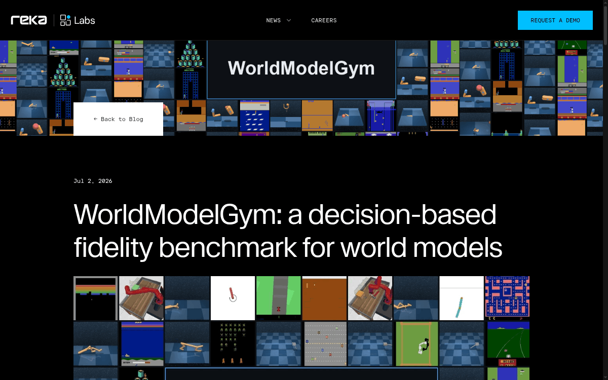 Reka's WorldModelGym Tests If AI World Models Actually Help Agents Win