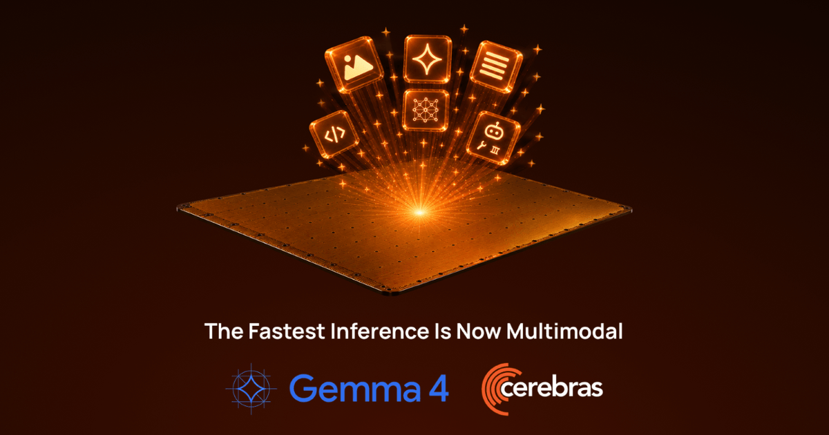 Cerebras Runs Gemma 4 31B at 35x GPU Speed on Its Cloud